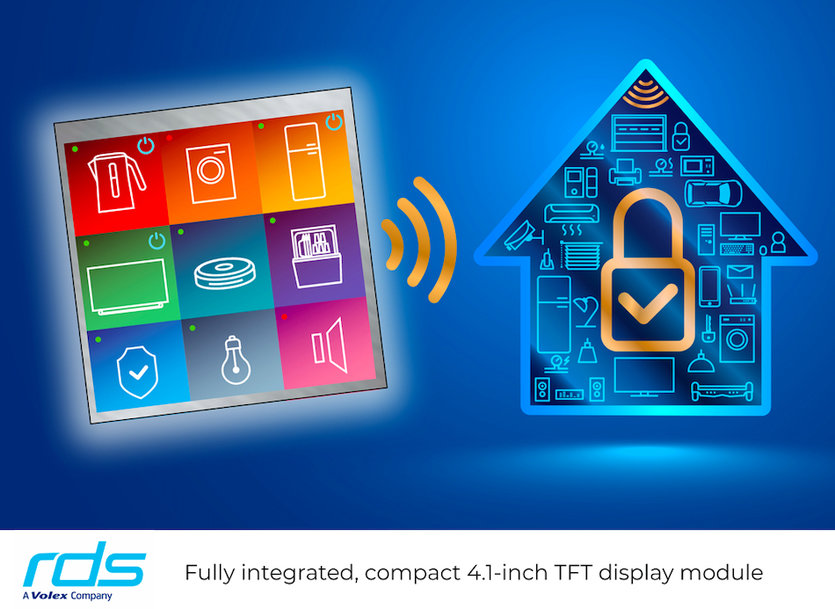 SMART TFT DISPLAY MODULE SUPPORTS CUSTOM USER INTERFACES